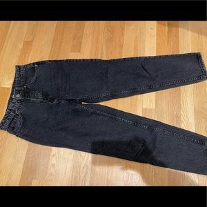 Zara black Mom jeans. Straight leg. Size US 4.